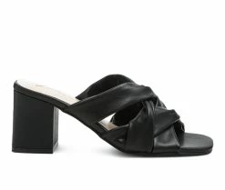 Women's London Rag Knope Block Heel Dress Sandals