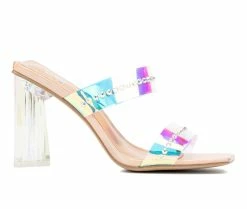 Women's New York And Company Zeta Emb Dress Sandals