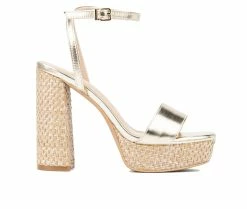Women's New York And Company Odalina Platform Dress Sandals