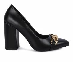Women's Rag & Co Majesty Block Heel Pumps