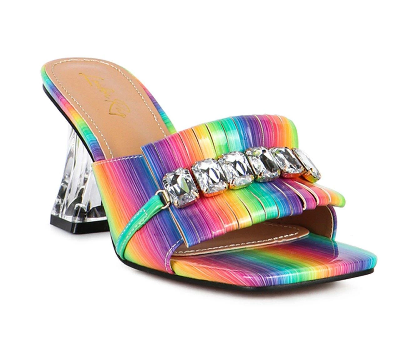 Women's London Rag Fantasy Clear Dress Sandals - Image 3