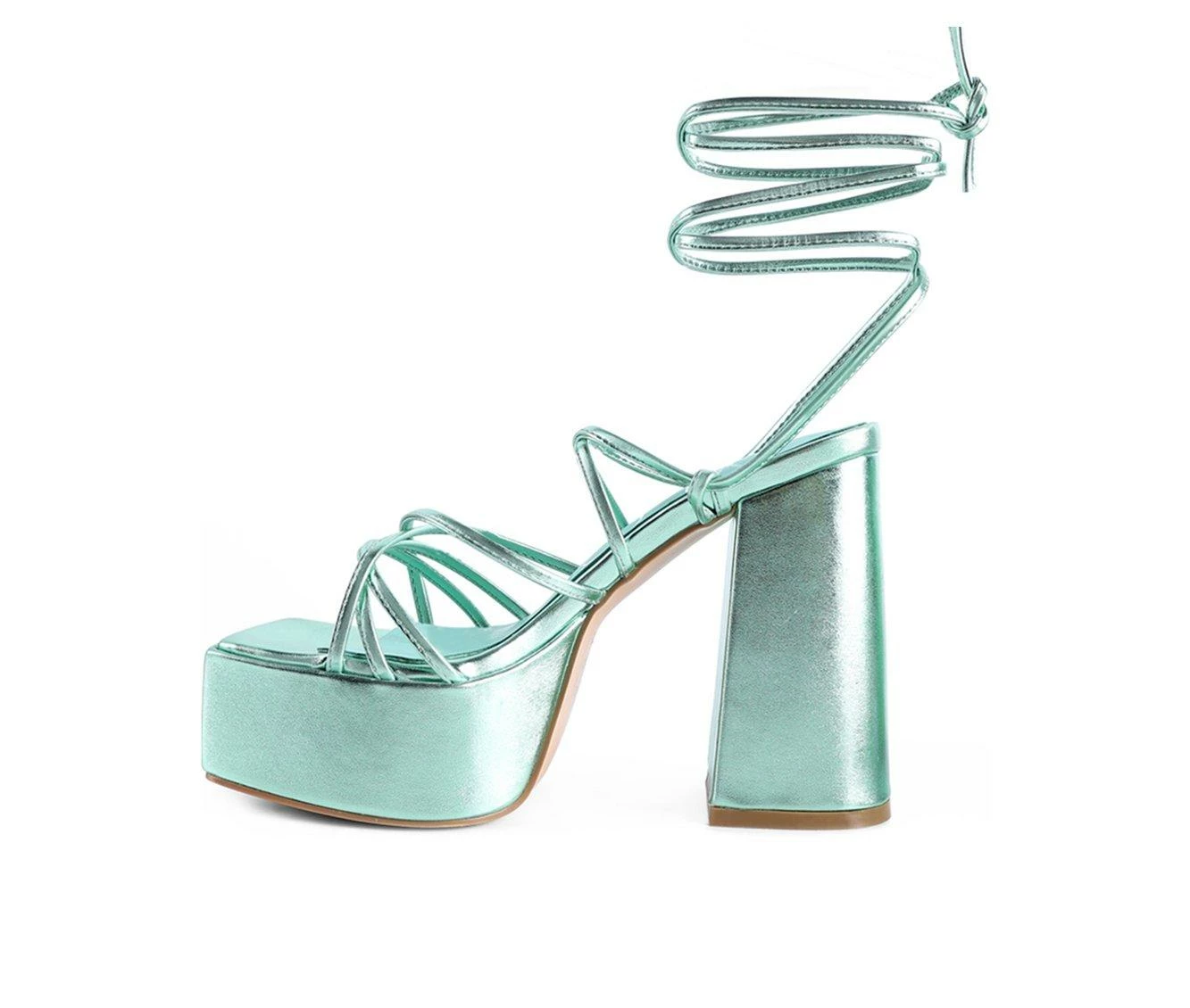 Women's London Rag Anvil Platform Block Heels - Image 4