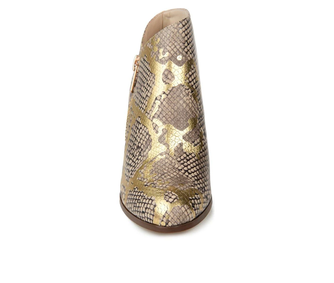 Women's Journee Collection Glam Wedge Booties - Image 5